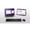 DELL KM555 Tylus belaidis klaviatūros ir pelės rinkinys RF + Bluetooth QWERTY US International Juoda