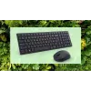DELL KM555 Tylus belaidis klaviatūros ir pelės rinkinys RF + Bluetooth QWERTY US International Juoda