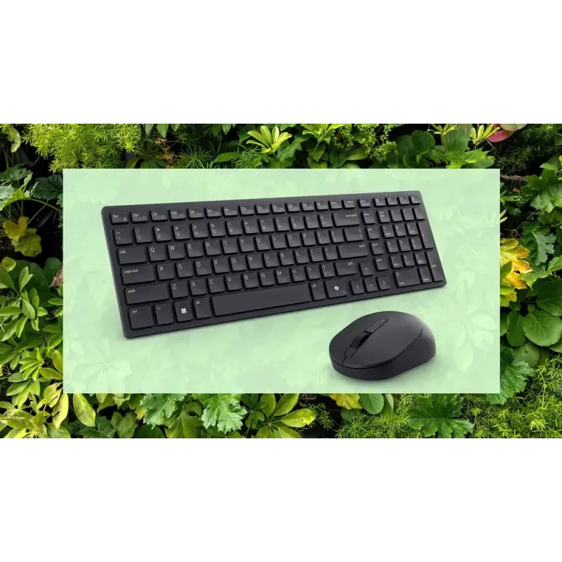 DELL KM555 Tylus belaidis klaviatūros ir pelės rinkinys RF + Bluetooth QWERTY US International Juoda