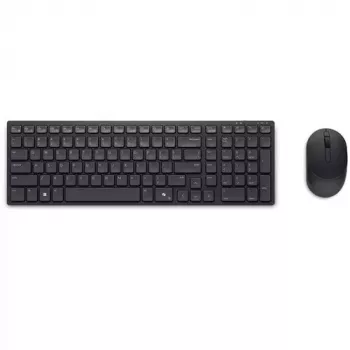 DELL KM555 Tylus belaidis klaviatūros ir pelės rinkinys RF + Bluetooth QWERTY US International Juoda