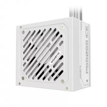 GIGABYTE P550SS ICE maitinimo blokas – PCIe 5.0, 80 PLUS Silver, 120 mm ventiliatorius, ATX 3.0 suderinamas, EU kištukas