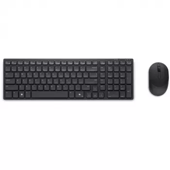 DELL Pro Compact Silent klaviatūra ir pelė KM555 - rusiškas (QWERTY) išdėstymas