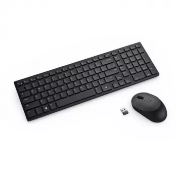 DELL Pro Compact Silent klaviatūra ir pelė KM555 - rusiškas (QWERTY) išdėstymas