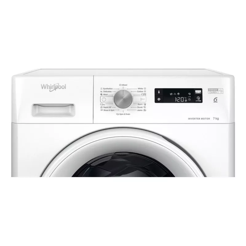 Whirlpool FFS 7469 W EE skalbyklė su priekiniu pakrovimu 7 kg 1351 aps./min. Balta