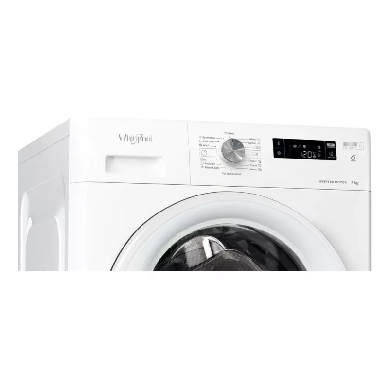 Whirlpool FFS 7469 W EE skalbyklė su priekiniu pakrovimu 7 kg 1351 aps./min. Balta