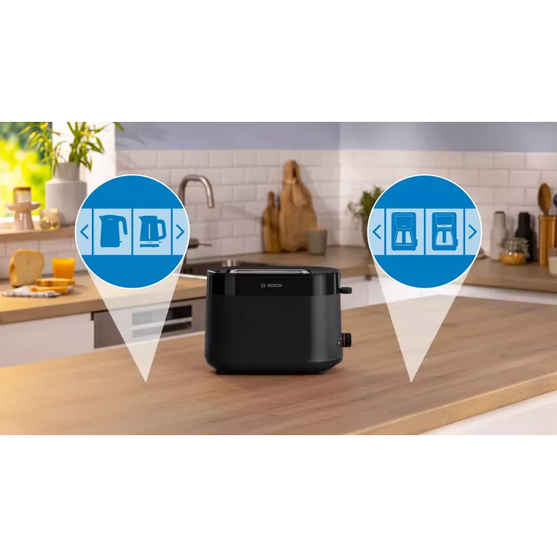 Bosch TAT2M123 skrudintuvas 2 griežinėliai 950 W Juoda