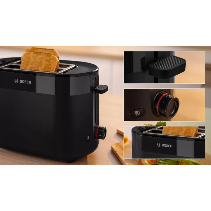 Bosch TAT2M123 skrudintuvas 2 griežinėliai 950 W Juoda