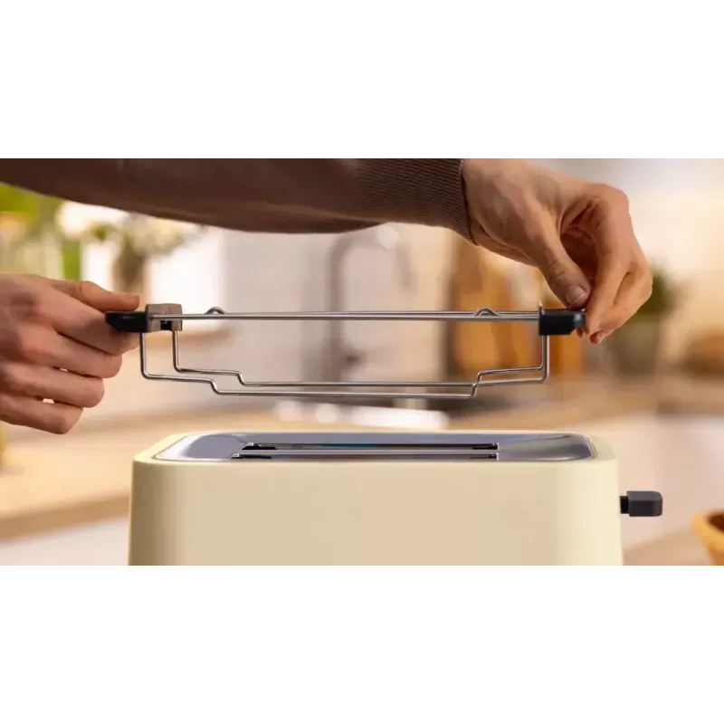 Skrudintuvas Bosch Compact TAT3M127 – 2 plyšiai, smėlio spalvos plastikinis korpusas, kompaktiškas dizainas