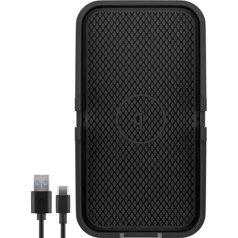 Automobilinis įkroviklis Triton 60471 — 1x USB-C, 15 W, 12 V įėjimas, 9 V maks. išėjimas, 1 m kabelis, juodos spalvos