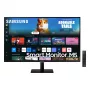 27 colių Samsung M50D monitorius – Full HD (1920×1080), VA LED, 4 ms, 178° žiūrėjimo kampas, įmontuoti garsiakalbiai, USB šakotuvas, VESA, juodas