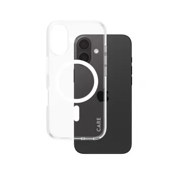 PanzerGlass CARE™ by ® Urban Combat Dėklas Skaidrus su Balta MagSafe iPhone 16