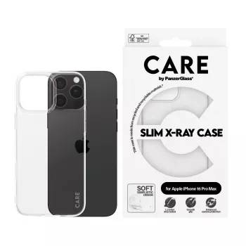 PanzerGlass CARE™ by ® X-Ray Dėklas iPhone 16 Pro Max, Skaidrus