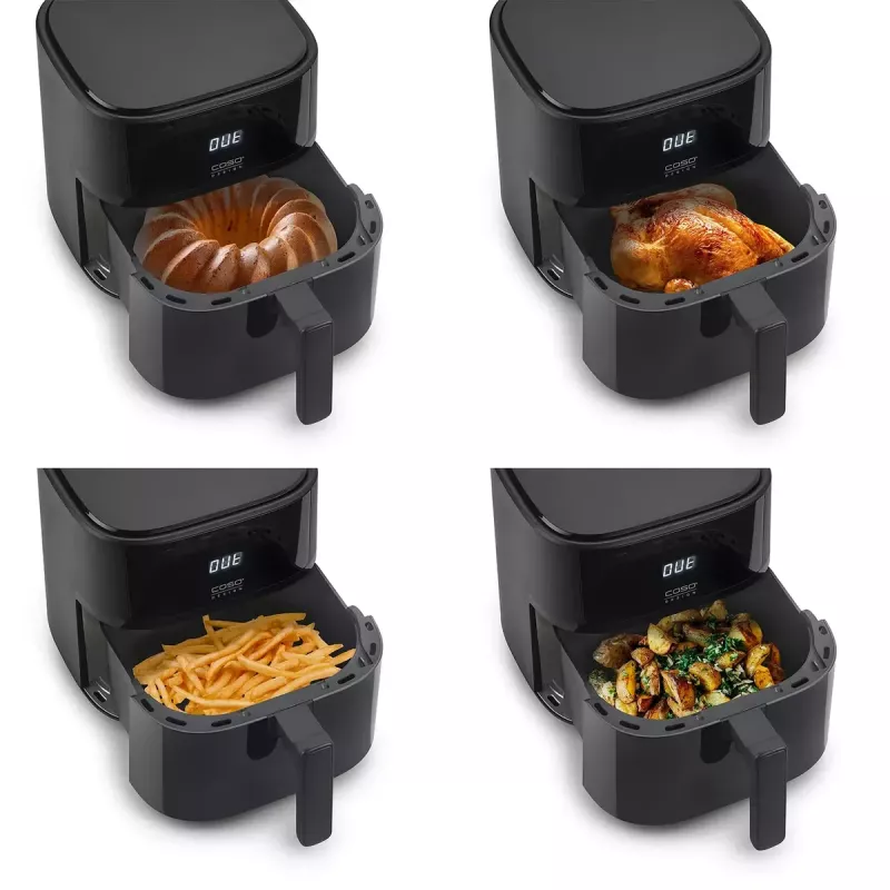 Kepimo krosnelė Caso Designer Air Fryer 6.0 – 1700 W, 6 L talpa, juoda