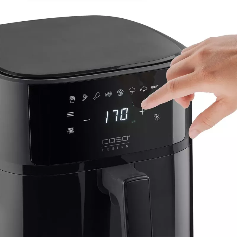 Kepimo krosnelė Caso Designer Air Fryer 6.0 – 1700 W, 6 L talpa, juoda