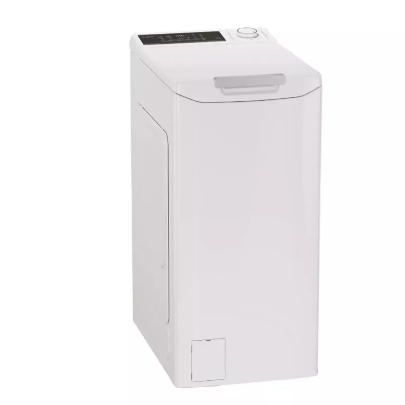Skalbimo mašina su viršutiniu pakrovimu CANDY TCA284TM5-S – 8 kg, 1200 aps./min., A energijos klasė, 410×600×860 mm, balta