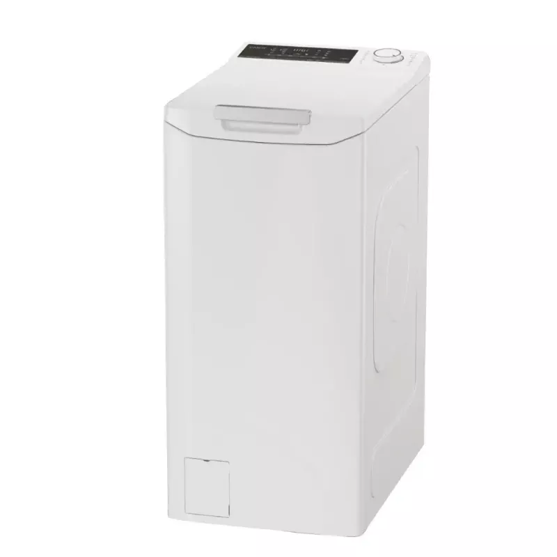 Skalbimo mašina su viršutiniu pakrovimu CANDY TCA284TM5-S – 8 kg, 1200 aps./min., A energijos klasė, 410×600×860 mm, balta