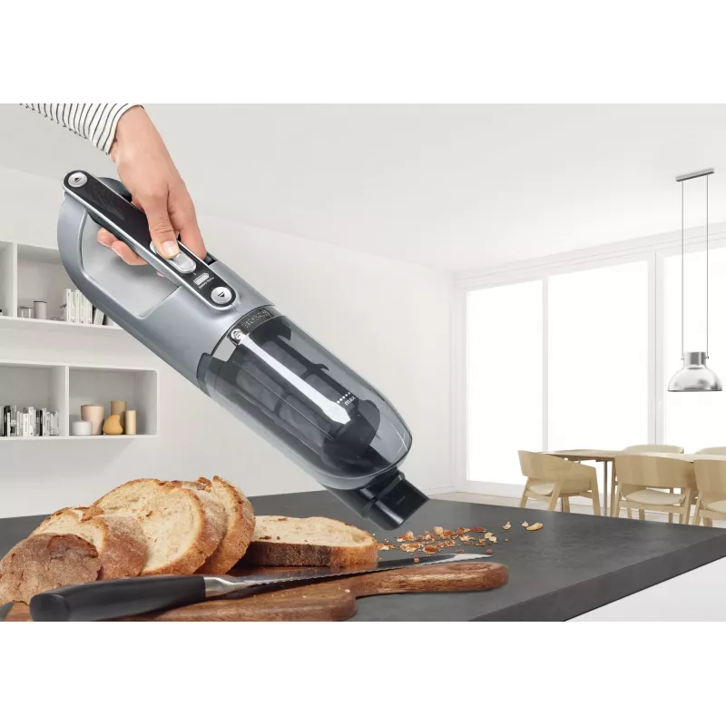 Bosch BCH3P210 2‑in‑1 belaidis ir tinklinis dulkių siurblys, sausas valymas, 0,4 L talpa, pilka/juoda, 3 kg
