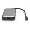 DIGITUS USB-C stotelė, 7 prievadų - HDMI / 2x USB-A 3.2 Gen 2 / GbE / SD / MicroSD - 100W USB Power Delivery