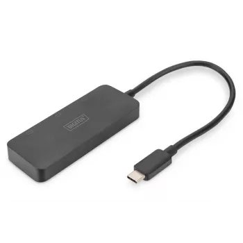 DIGITUS USB-C - 3x DP MST vaizdo šakotuvas DP 1.4, 4K/60Hz