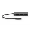 Digitus DS-45334 3 prievadų MST vaizdo šakotuvas, USB-C į 3x DisplayPort, juodas