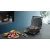 Philips 7000 serijos kontaktinis grilis, juodas, stačiakampis, liečiamas, 220 °C, šarnyrinis dangtis, fiksuojamas dangtis, 180°