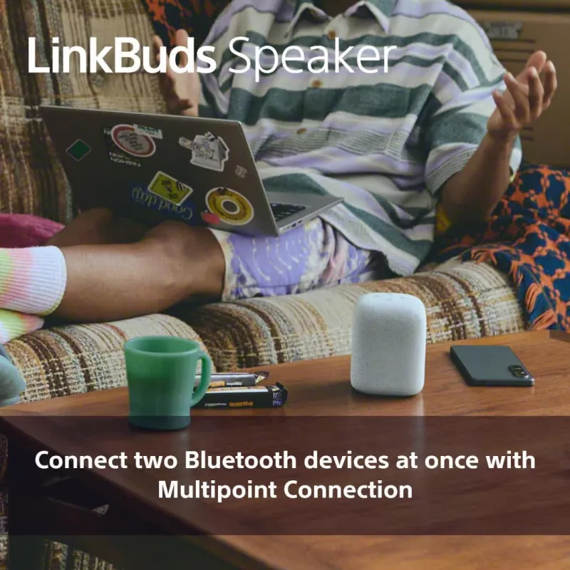Nešiojamas Bluetooth garsiakalbis Sony SRS-LS1 Juodas – vandeniui atsparus, kompaktiškas dizainas