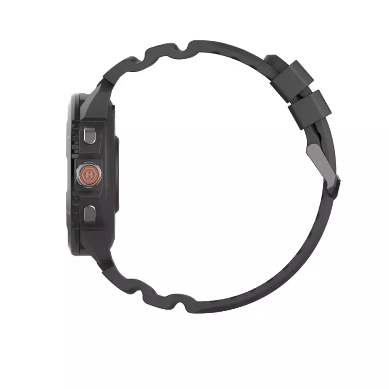 Išmanusis laikrodis Hammer Watch 2 juodas – 1,5 colio AMOLED, GPS, atsparus vandeniui, širdies ritmo stebėjimas, kūno rengybos sekimas