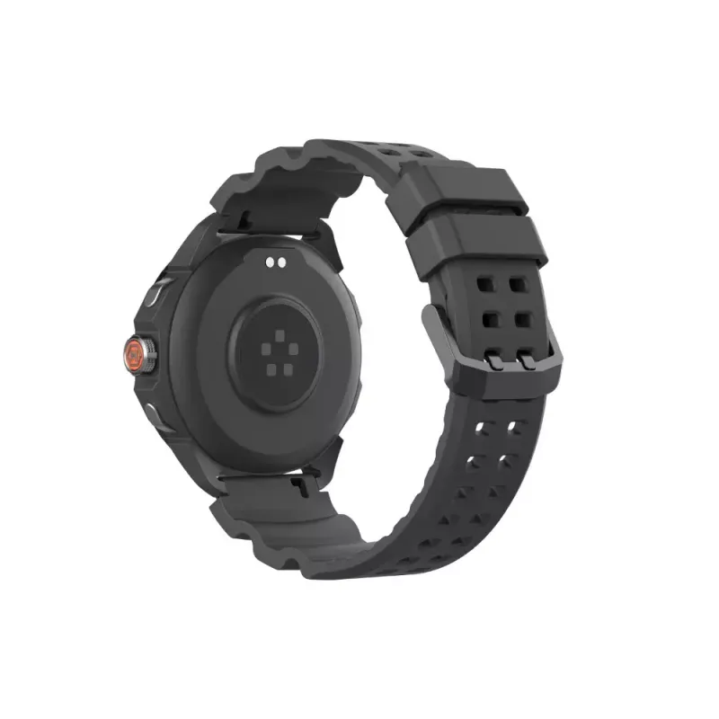 Išmanusis laikrodis Hammer Watch 2 juodas – 1,5 colio AMOLED, GPS, atsparus vandeniui, širdies ritmo stebėjimas, kūno rengybos sekimas