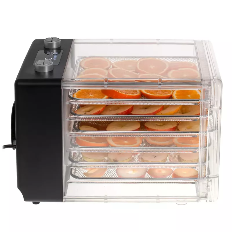 Džiovintuvas Adler AD 6660, 600 W, 6 padėklų, reguliuojamas termostatas, plienas, sulankstomas dizainas