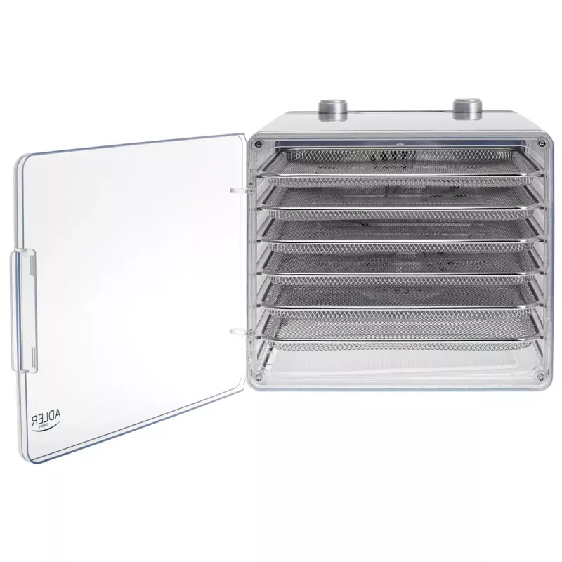 Džiovintuvas Adler AD 6660, 600 W, 6 padėklų, reguliuojamas termostatas, plienas, sulankstomas dizainas