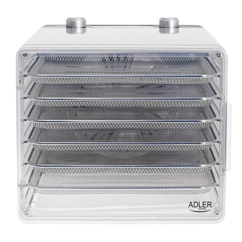Džiovintuvas Adler AD 6660, 600 W, 6 padėklų, reguliuojamas termostatas, plienas, sulankstomas dizainas