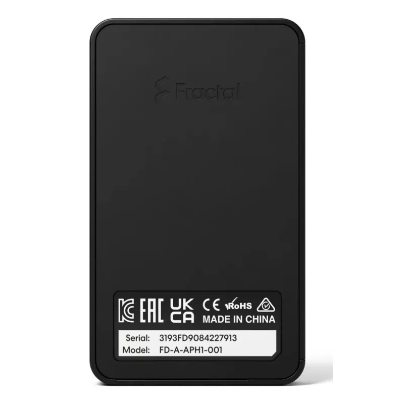 Fractal Design FD-A-APH1-001 4 kontaktų ventiliatorių valdiklis, juodas