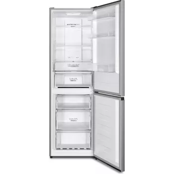 Šaldytuvas su šaldikliu Gorenje N619EAXL4 SI, 304 L, No Frost (šaldytuvas), SN-N, 6 kg/24h, E, Pilka