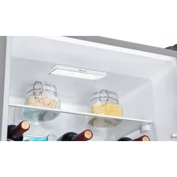 Šaldytuvas su šaldikliu Gorenje N619EAXL4 SI, 304 L, No Frost (šaldytuvas), SN-N, 6 kg/24h, E, Pilka
