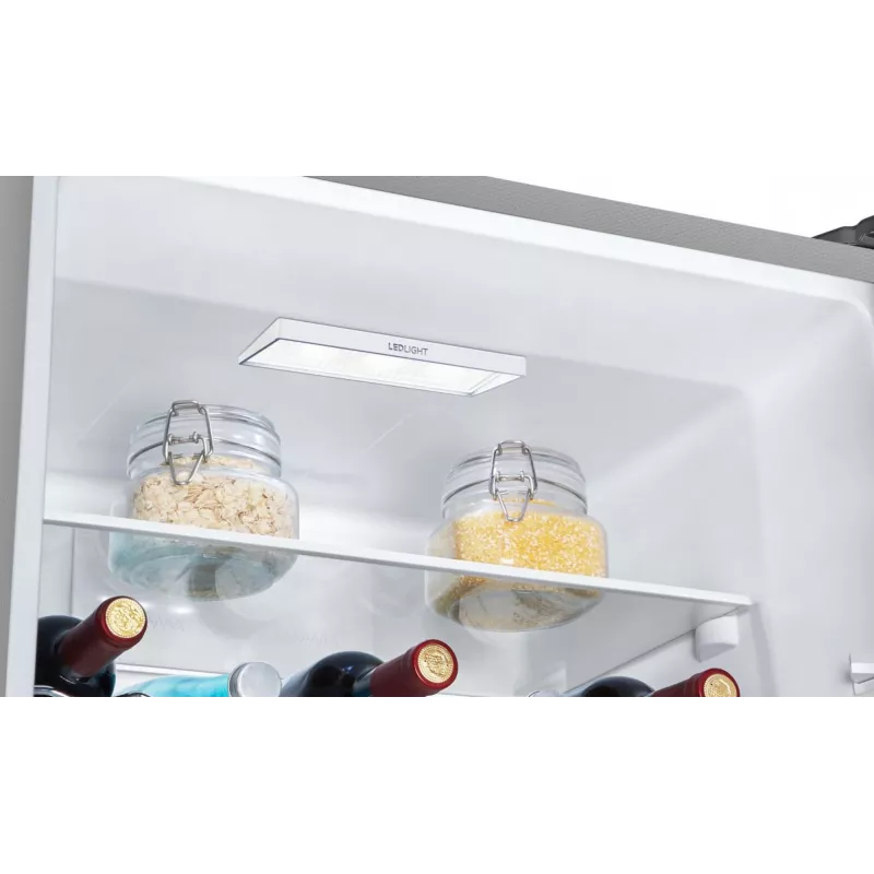 Šaldytuvas su šaldikliu Gorenje N619EAXL4 SI, 304 L, No Frost (šaldytuvas), SN-N, 6 kg/24h, E, Pilka