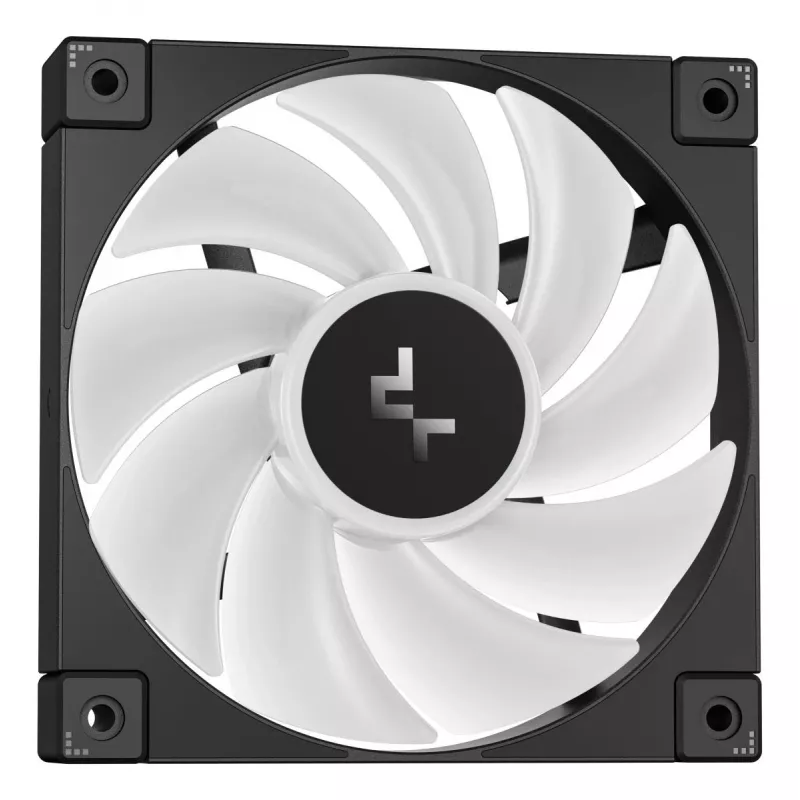 DeepCool LT360 ARGB R-LT360-BKAMNC-G-1 procesoriaus skysčio aušinimo sistema „viskas viename“, 360 mm radiatorius, 3x 120 mm ventiliatoriai, 600-2400 RPM, 72,04 CFM, LGA1851/LGA1700/LGA1200/AM5/AM4, juoda