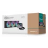 DeepCool LT360 ARGB R-LT360-BKAMNC-G-1 procesoriaus skysčio aušinimo sistema „viskas viename“, 360 mm radiatorius, 3x 120 mm ventiliatoriai, 600-2400 RPM, 72,04 CFM, LGA1851/LGA1700/LGA1200/AM5/AM4, juoda