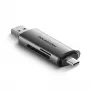 Axagon CRE-SAC SuperSpeed USB-C+USB-A kortelių skaitytuvas 5 Gbps