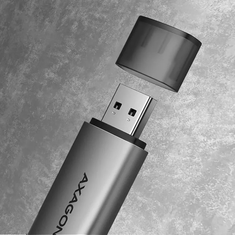 Axagon CRE-SAC SuperSpeed USB-C+USB-A kortelių skaitytuvas 5 Gbps