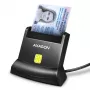 Axagon CRE-SM4N stalinis kontaktinis kortelių skaitytuvas USB 2.0, juodas