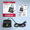 Axagon CRE-SM4N stalinis kontaktinis kortelių skaitytuvas USB 2.0, juodas