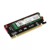 Axagon PCEM2-S PCIe x16 – M.2 NVMe M-rakto adapteris su pasyviu aliumininiu radiatoriumi