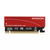 Axagon PCEM2-S PCIe x16 – M.2 NVMe M-rakto adapteris su pasyviu aliumininiu radiatoriumi