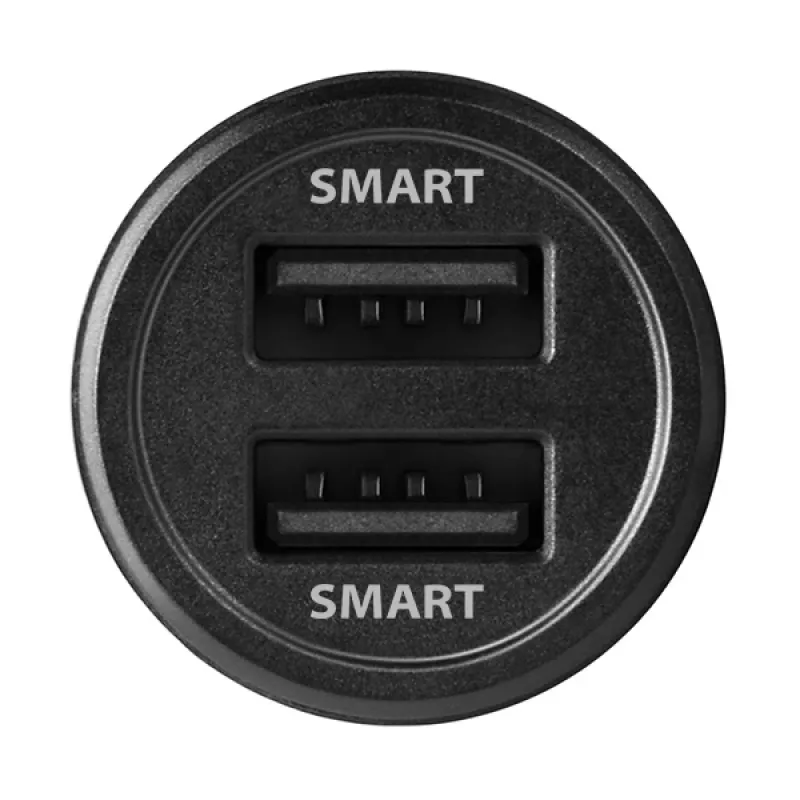 Automobilinis įkroviklis Axagon PWC-5V5 SMART 24W, 2x USB-A, 5V/2.4A + 5V/2.4A