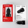 Automobilinis įkroviklis Axagon PWC-5V5 SMART 24W, 2x USB-A, 5V/2.4A + 5V/2.4A