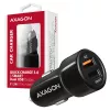 Automobilinis USB įkroviklis Axagon PWC-QC5, 31.5W, QC 3.0, SMART, juodas