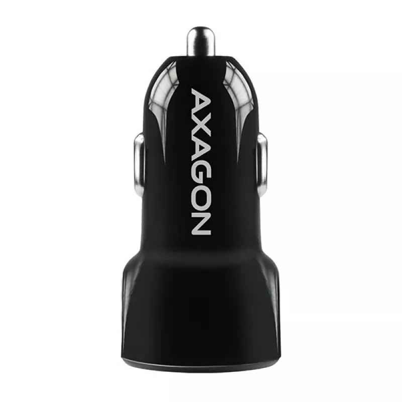 Automobilinis USB įkroviklis Axagon PWC-QC5, 31.5W, QC 3.0, SMART, juodas