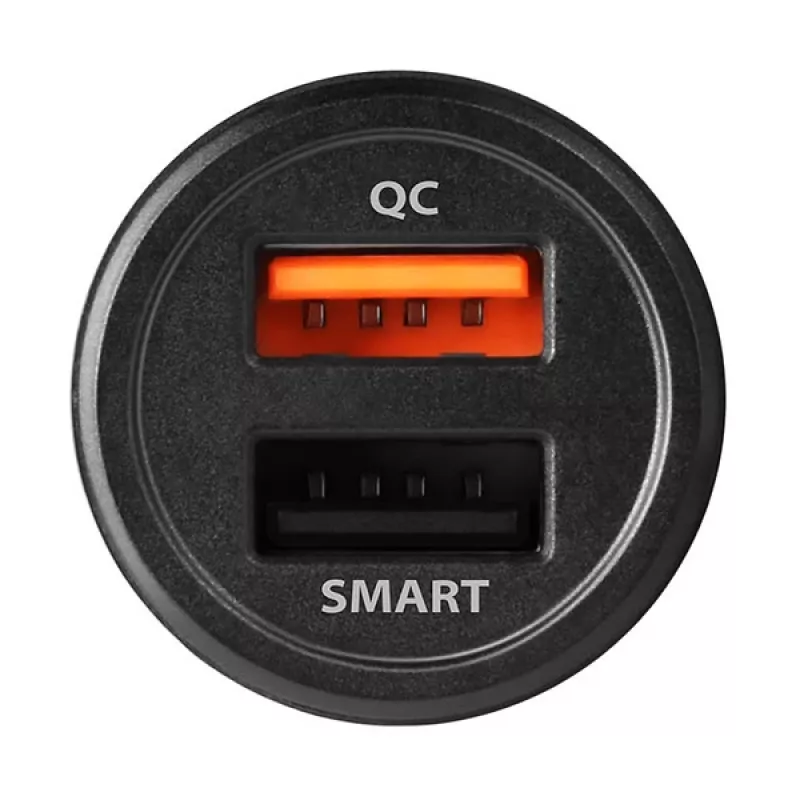 Automobilinis USB įkroviklis Axagon PWC-QC5, 31.5W, QC 3.0, SMART, juodas