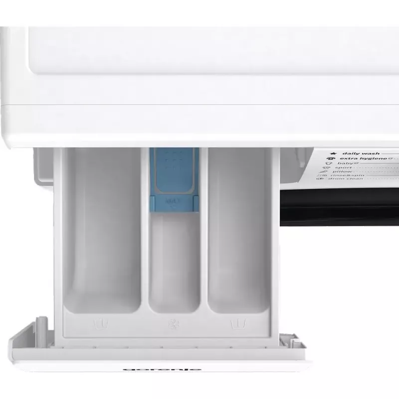 Skalbimo mašina Gorenje W3NGPI72SBS priekinė 7 kg, 1200 aps./min., LCD, garai, 59,5×43,5 cm, energijos klasė B