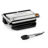 Kontaktinis grilis Tefal OptiGrill + XL GC728D10, 2000 W, nelimpančios plokštės 800 cm², 9 programos, 400×200 mm kepimo paviršius